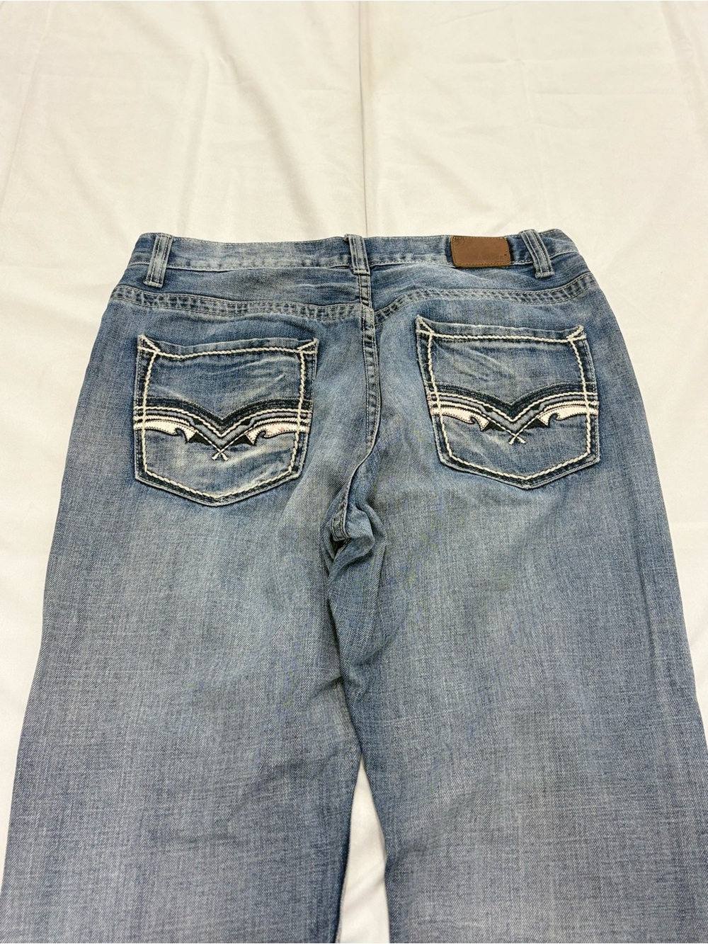 Y2K 2000s style Embroidered Bootcut Jeans | $25.99